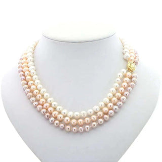 7-8mm Freshwater pearl Necklace - Whitestone Jewellery