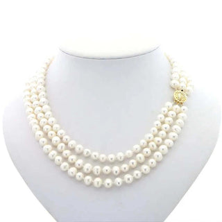 7-8mm Freshwater pearl Necklace - Whitestone Jewellery